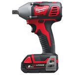 MILWAUKEE M18 1/2 INCH IMPACT WRENCH KIT - M18BIW12-202C